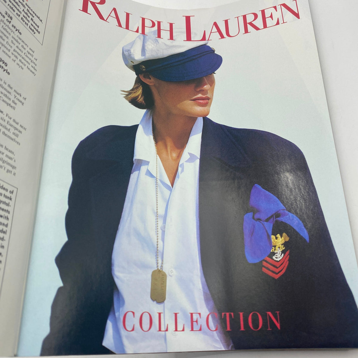 Vintage Vogue Magazine March 1992 Karen Mulder by Marc Hispard No Label