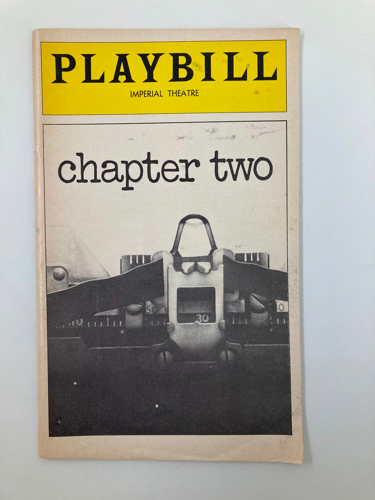 1978 Playbill Imperial Theatre Chapter Two cover featuring the title 'Chapter Two' and a vintage design.