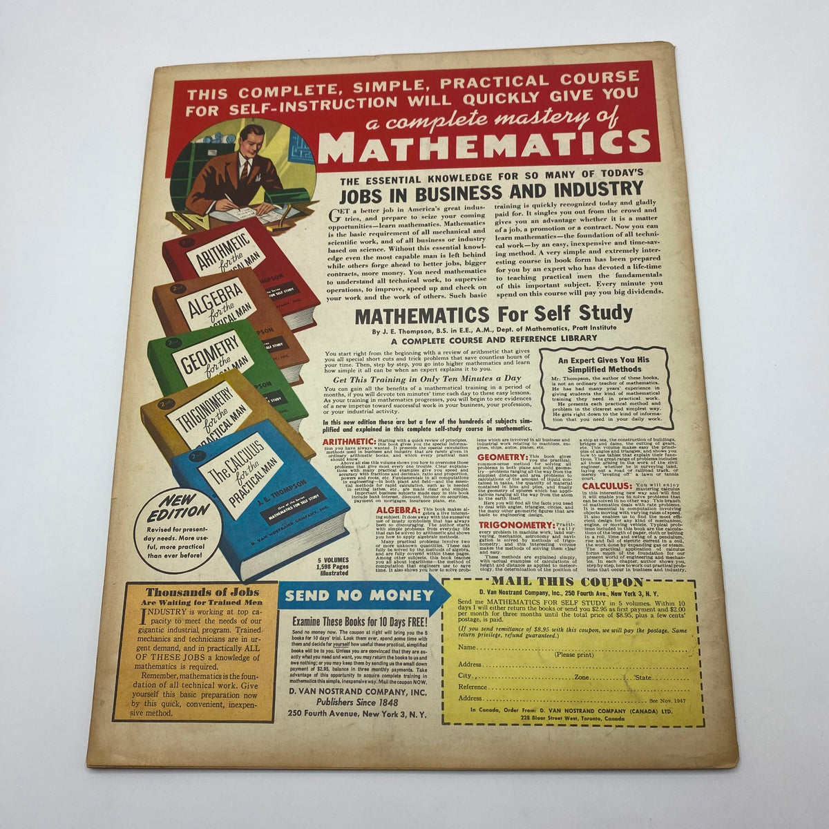 Vintage See Magazine November 1947 Vol 6 No. 6 Chris Holly No Label