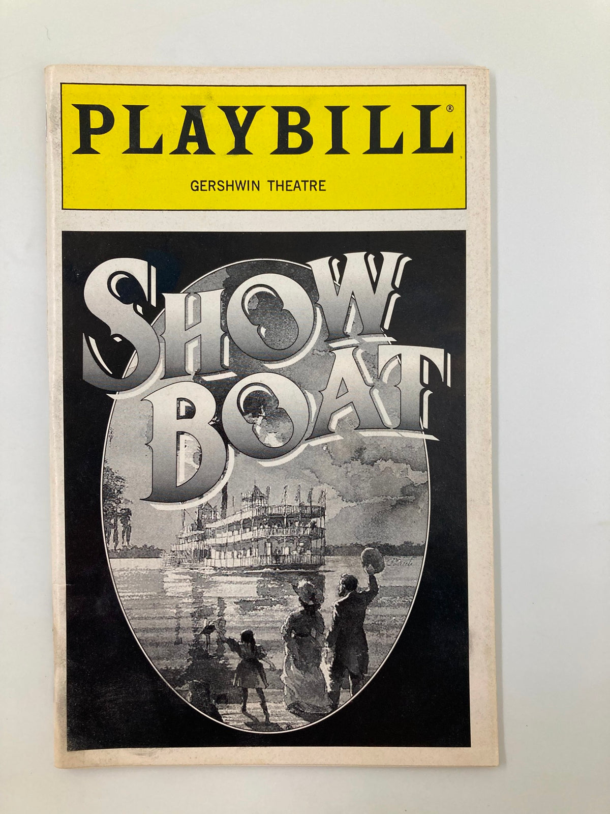 1995 Playbill for Show Boat at the Gershwin Theatre featuring iconic cover art.