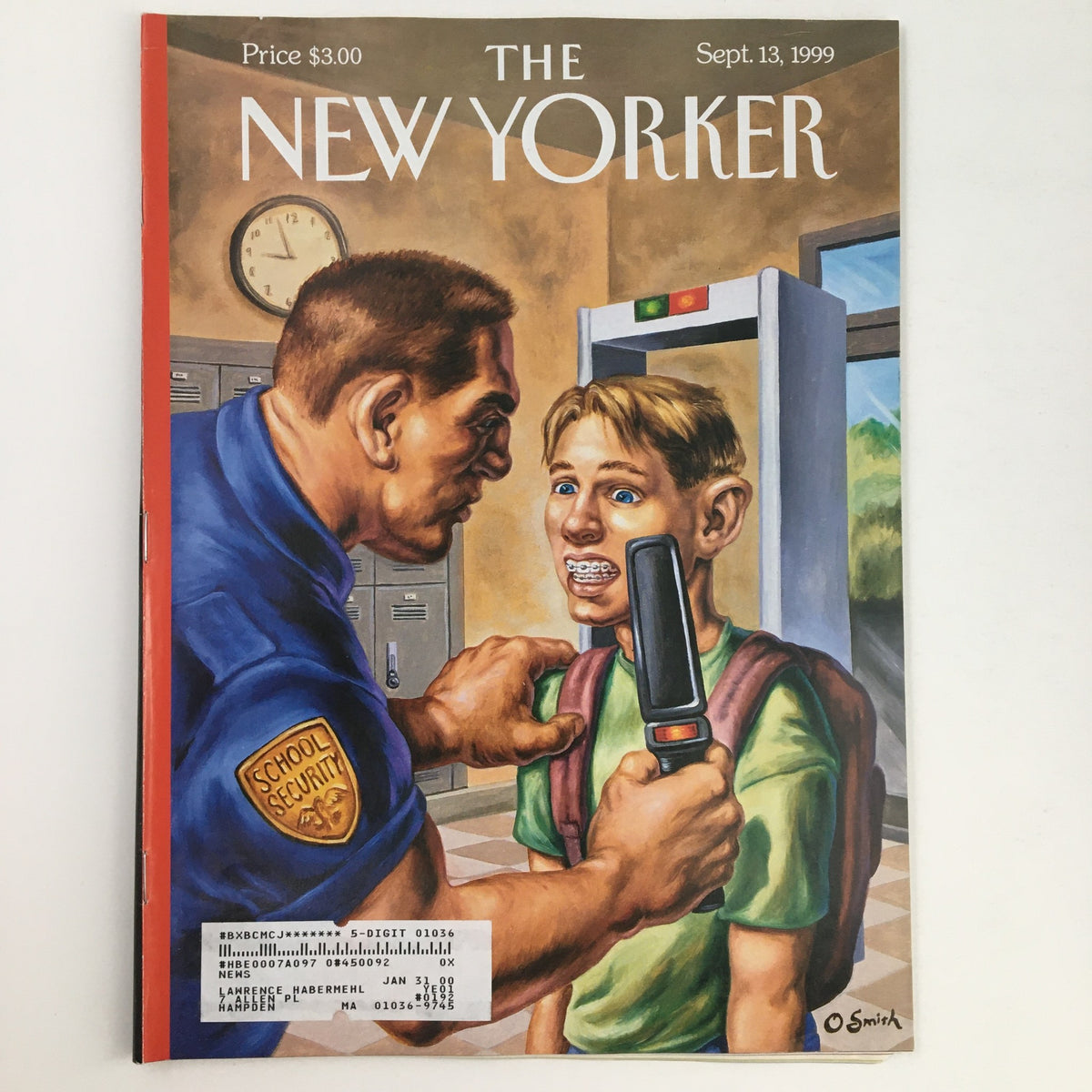The New Yorker September 13 1999 Full Magazine Theme Cover Art by Owen Smith VG