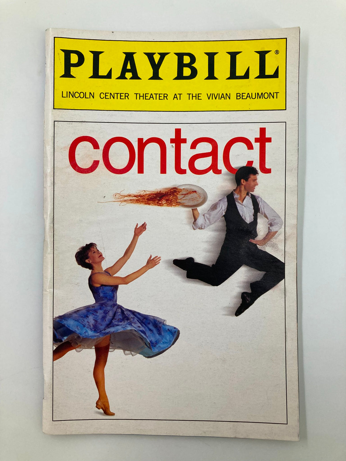 2000 Playbill Lincoln Center Theater featuring the production 'Contact' with performers in dynamic poses.