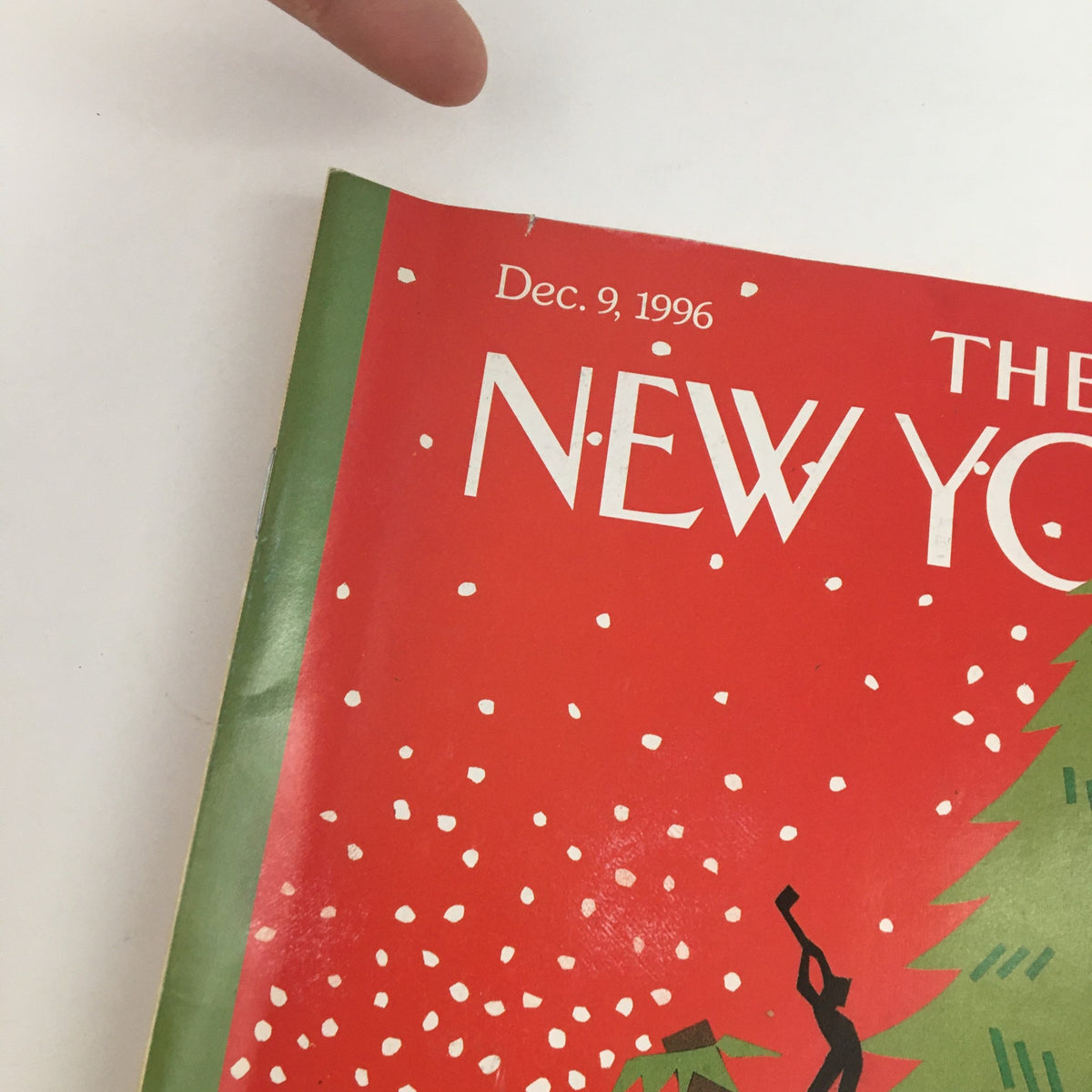 The New Yorker December 9 1996 Full Magazine Theme Cover by Michael Roberts