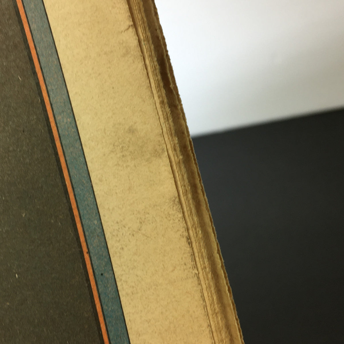 Detailed image of the spine of the November 1, 1979 Rolling Stone Magazine with evidence of aging and light damage, highlighting its collectible nature.