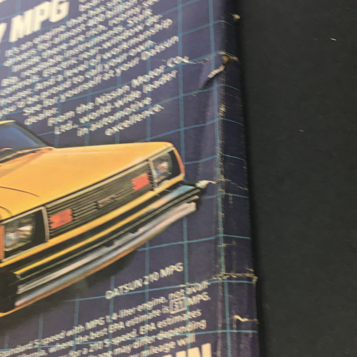 Back cover detail of VTG Rolling Stone Magazine April 2 1981, highlighting textual content and design elements, emphasizing its vintage appeal.