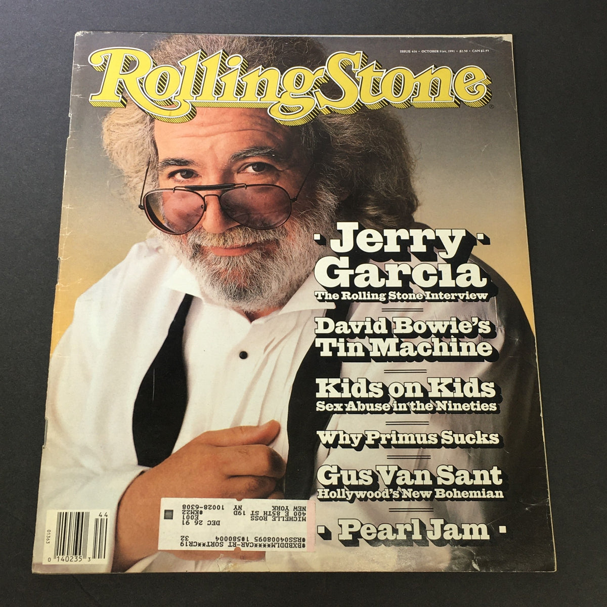 Vintage Rolling Stone Magazine October 31 1991 - Jerry Garcia / David Bowie