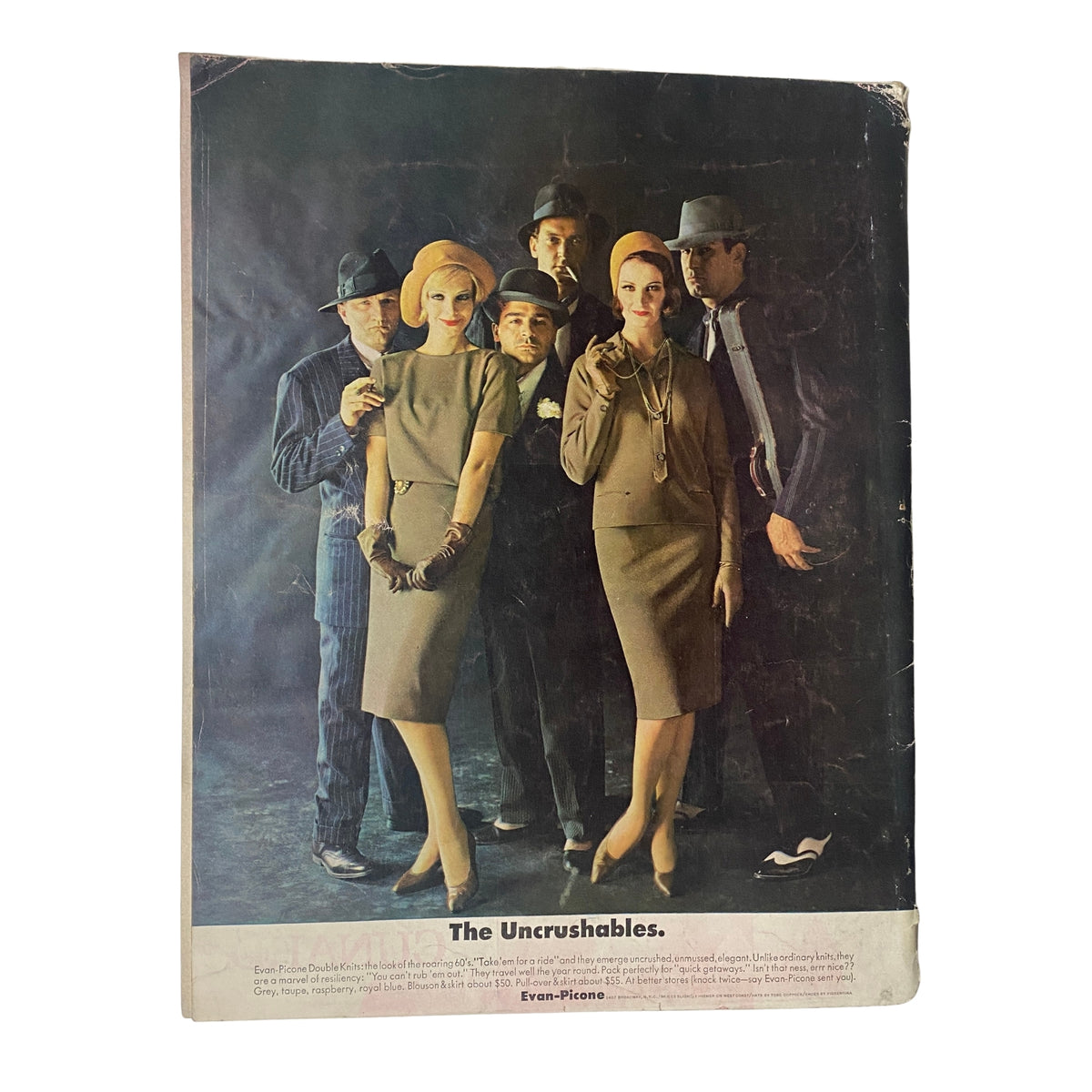 Cover of Vogue Magazine August 15, 1961 showcasing a stylish group of models dressed in elegant outfits, exemplifying the sophistication and fashion trends of the early 1960s era.