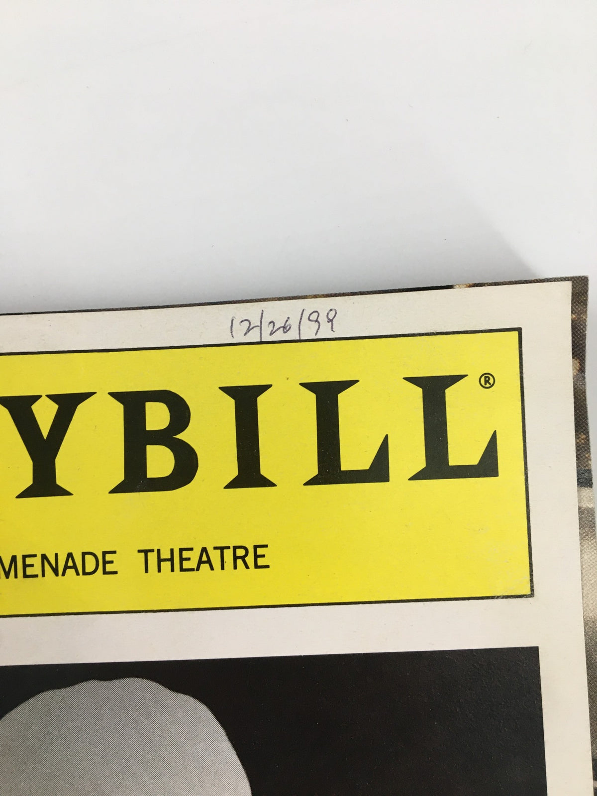 1999 Playbill for The Promenade Theatre featuring Elizabeth Ashley in "If Memory Serves" highlighting the top portion of the cover with the title in bold lettering.