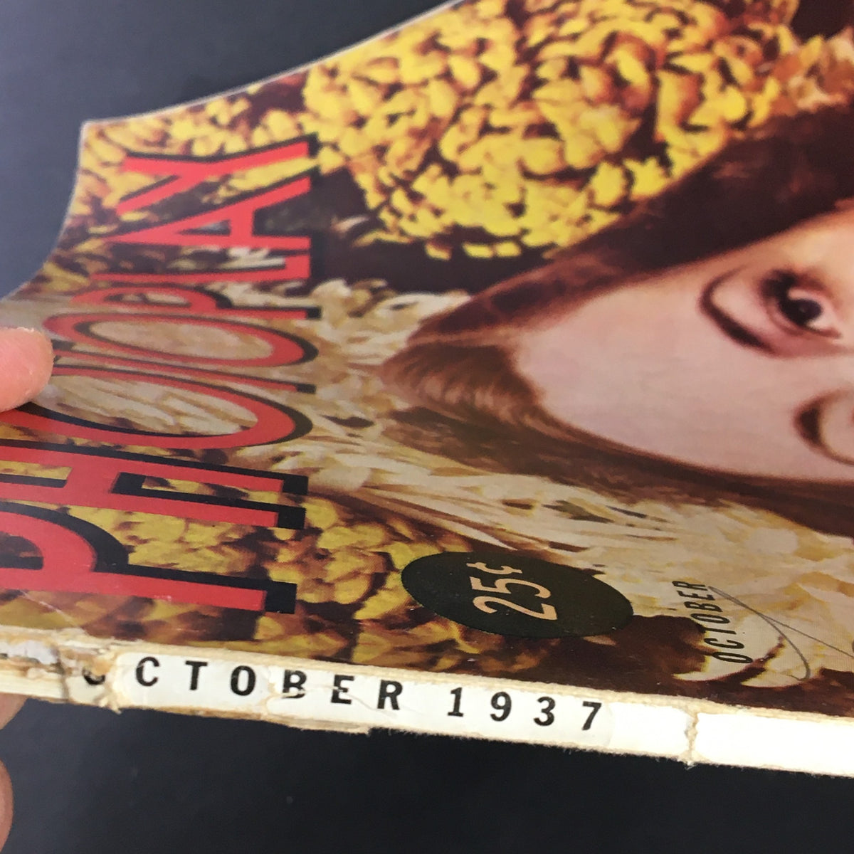 Vintage Photoplay Magazine October 1937 Vol 11 #10 Joan Crawford Cover, Newsstand