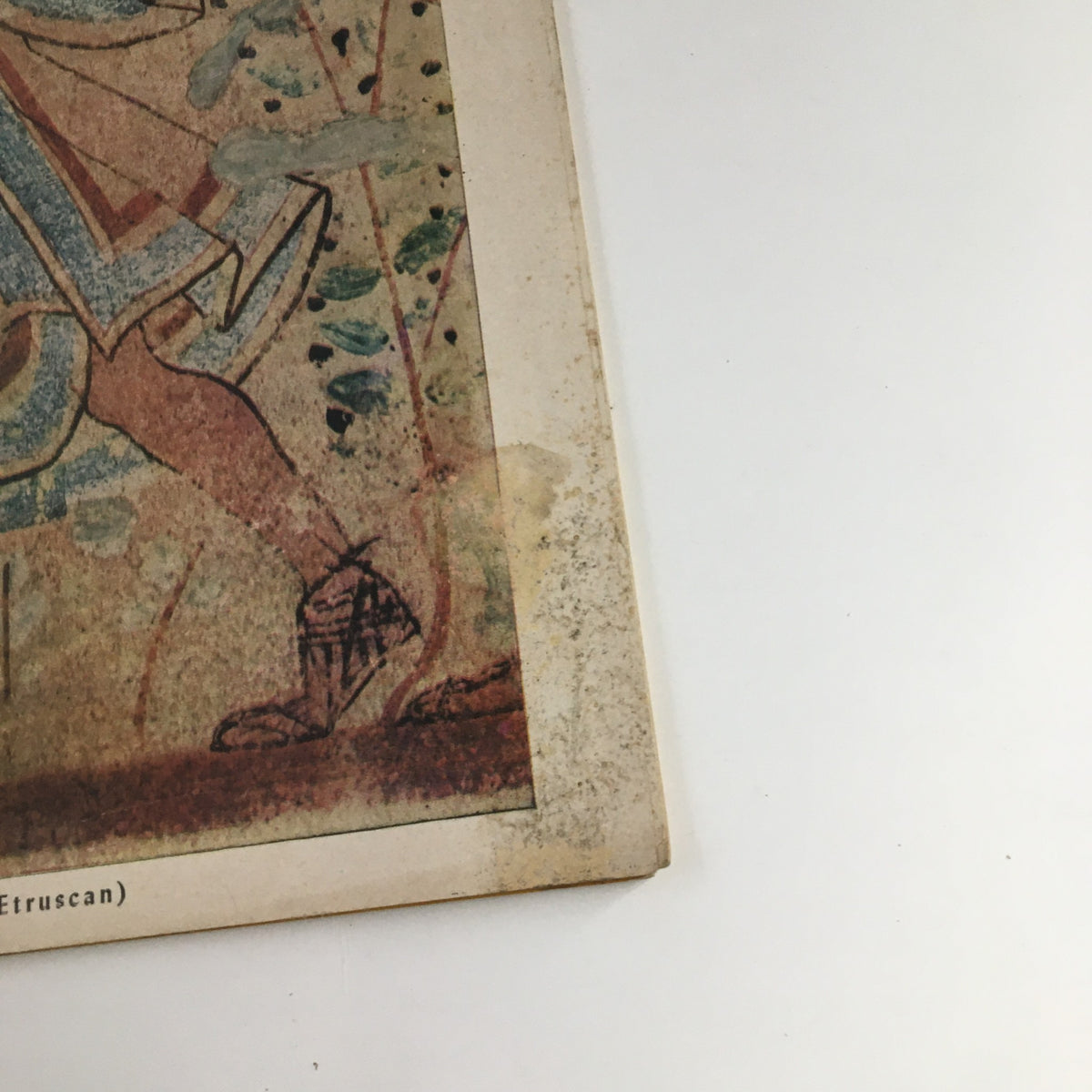 Side view of VTG The Instructor Magazine June 1959 showcasing the vintage art of an Etruscan musician in vibrant colors.