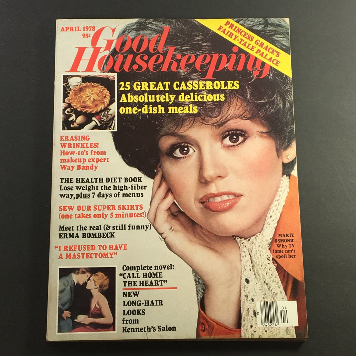 Good Housekeeping Magazine April 1978 Marie Osmond Princess Grace, Newsstand