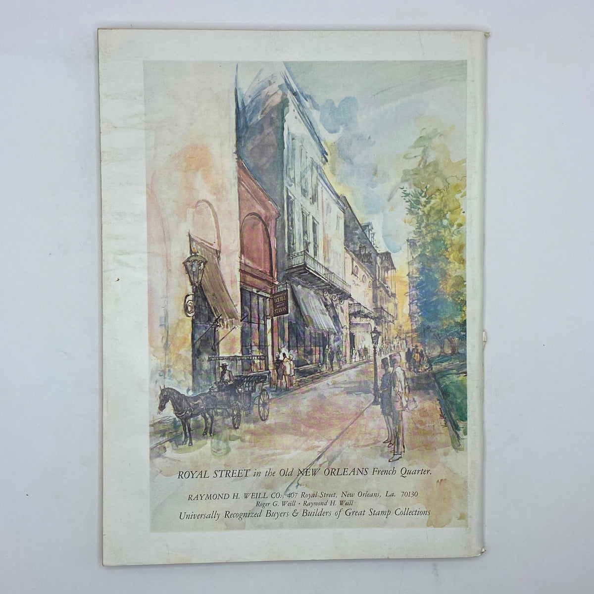 Cover of The New Yorker Complete Magazine from December 12, 1977, featuring a historical illustration of Royal Street in the Old New Orleans French Quarter by Edward Koren, showcasing architectural elements and the atmosphere of late 1970s culture.