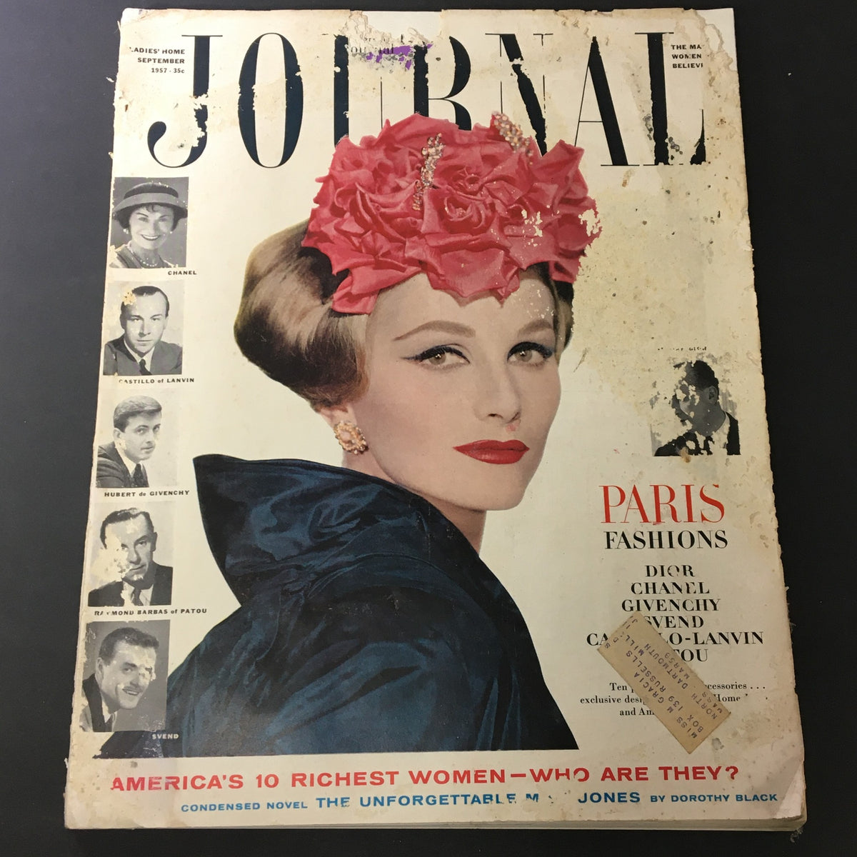 Journal Magazine September 1957 Hubert de Givenchy, Coco Chanel, Svend