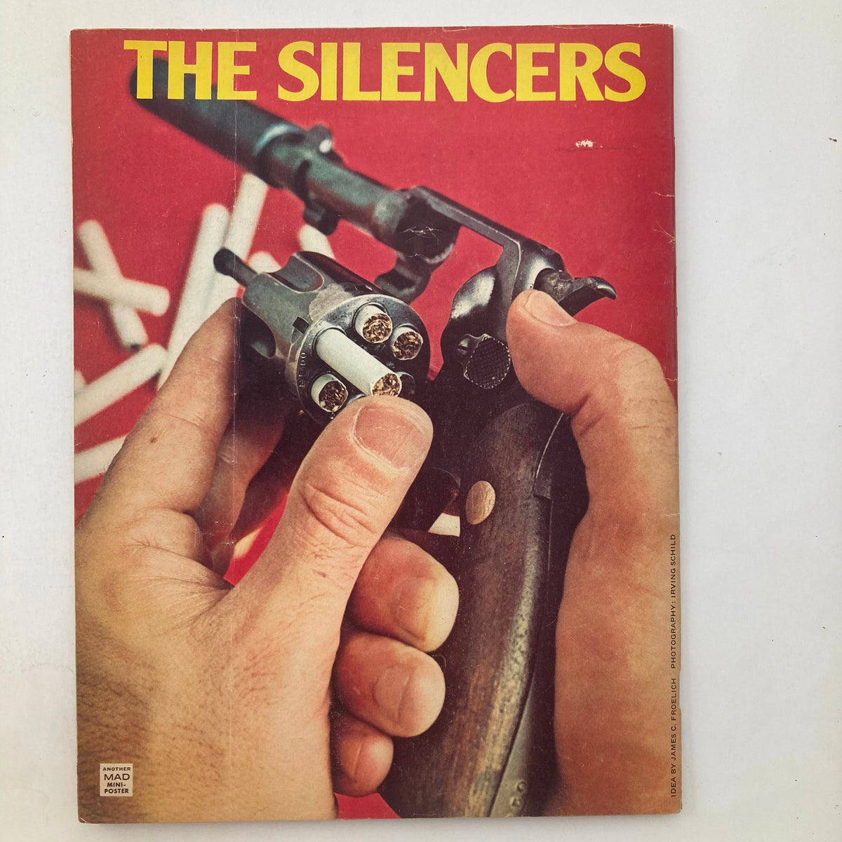 Cover of VTG Mad Magazine April 1975 No. 174 displaying a satirical image related to 'Death Wish'. The cover features bold colors and iconic design typical of vintage magazines from the 1970s.