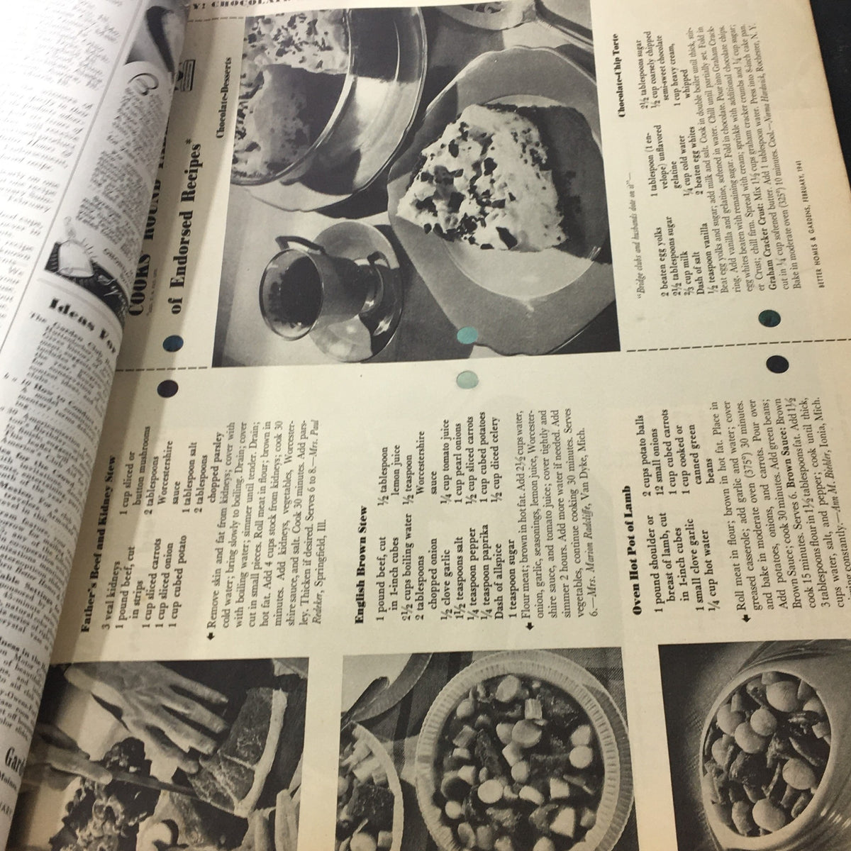 Vintage Better Homes & Gardens February 1941 Vol 19 6 Let Your Rock Garden Go Native
