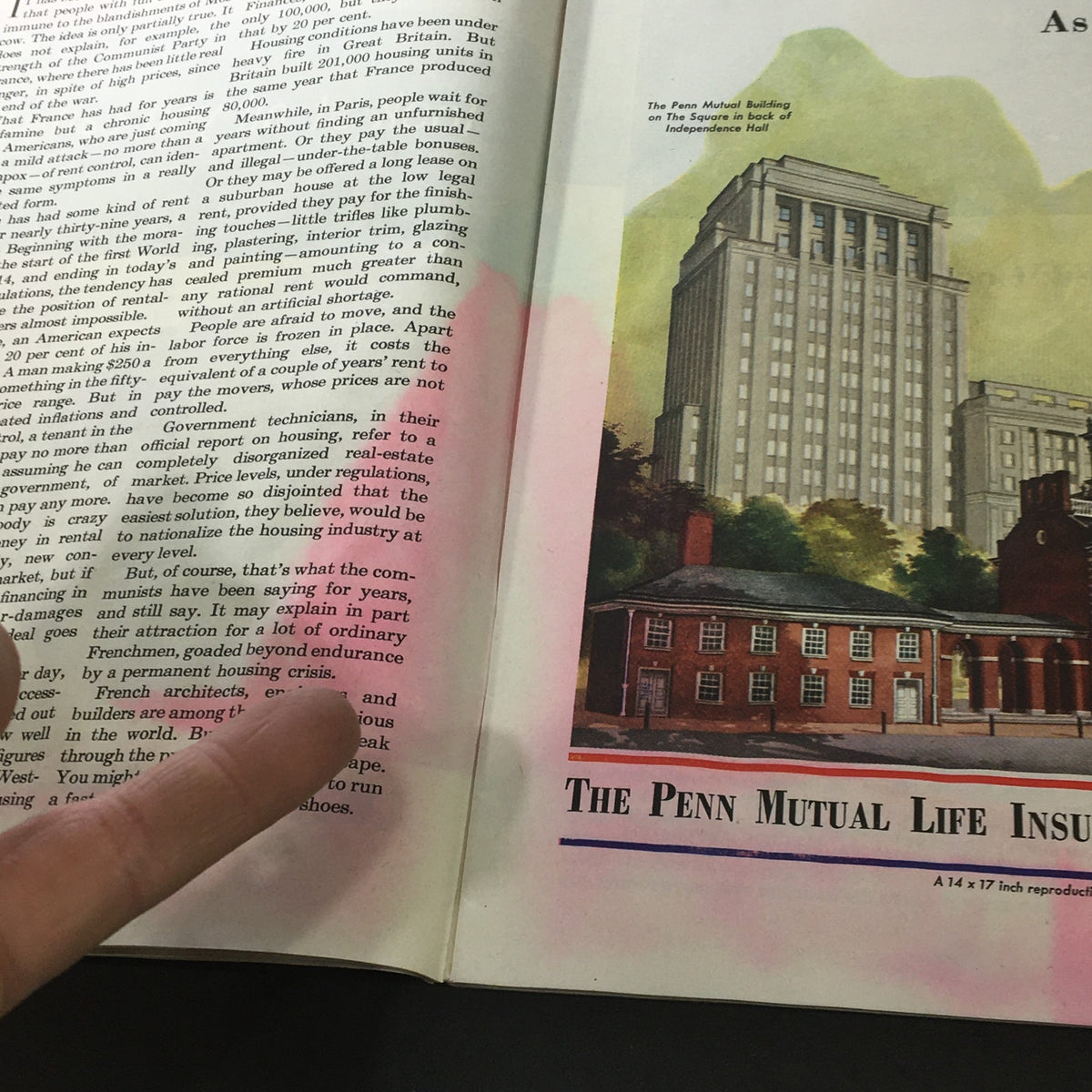 Article page from VTG The Saturday Evening Post July 4 1953 discussing housing challenges and urban development in post-war America.