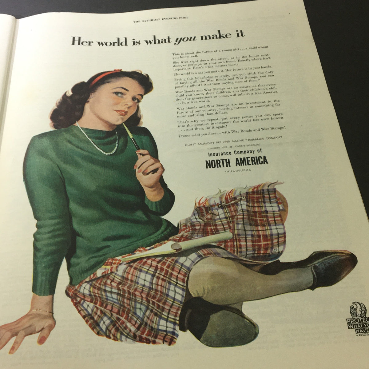 Vintage The Saturday Evening Post December 25 1943 Three Hundred Miles of Christmas