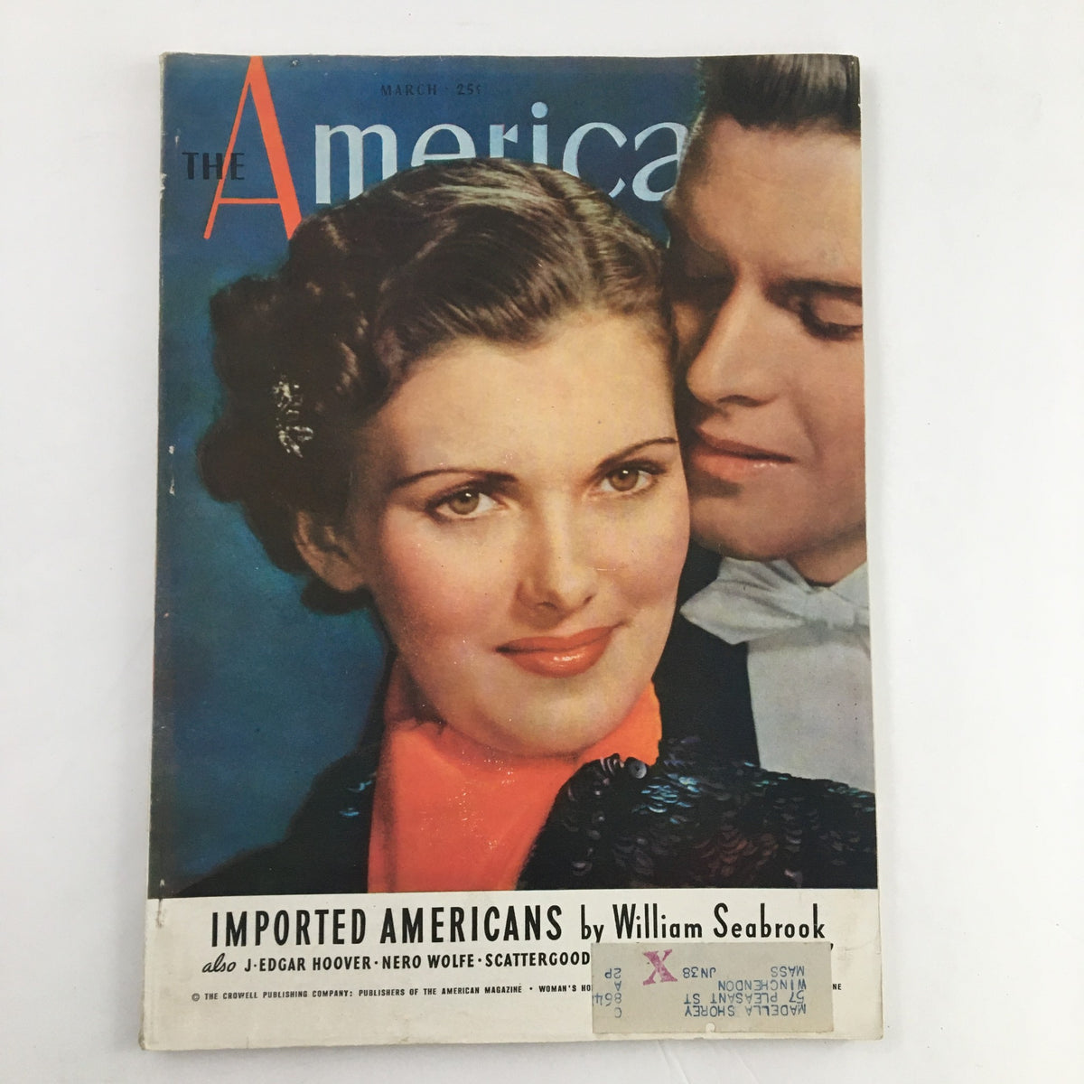 The American Magazine March 1937 Imported Americans A Novel by William Seabrook
