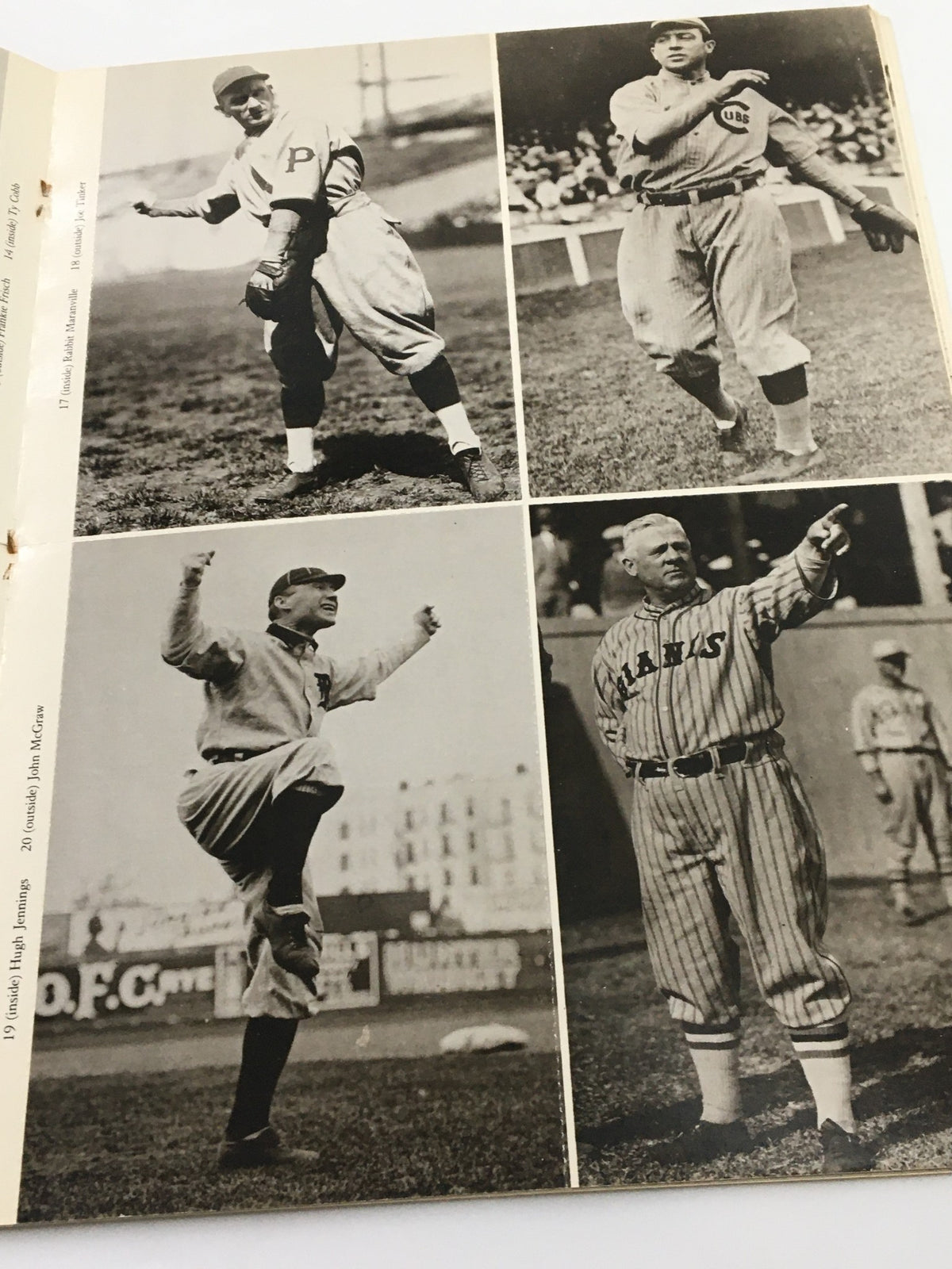 1978 Great Baseball Players Magazine showcasing four historic baseball players in action, highlighting the rich history of the sport.