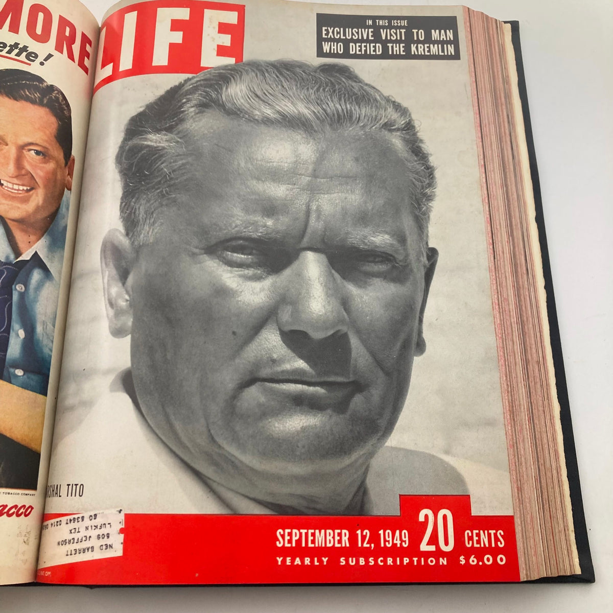 Vintage 1949 Bound Life Magazine July - September Complete Fairfield Countyf