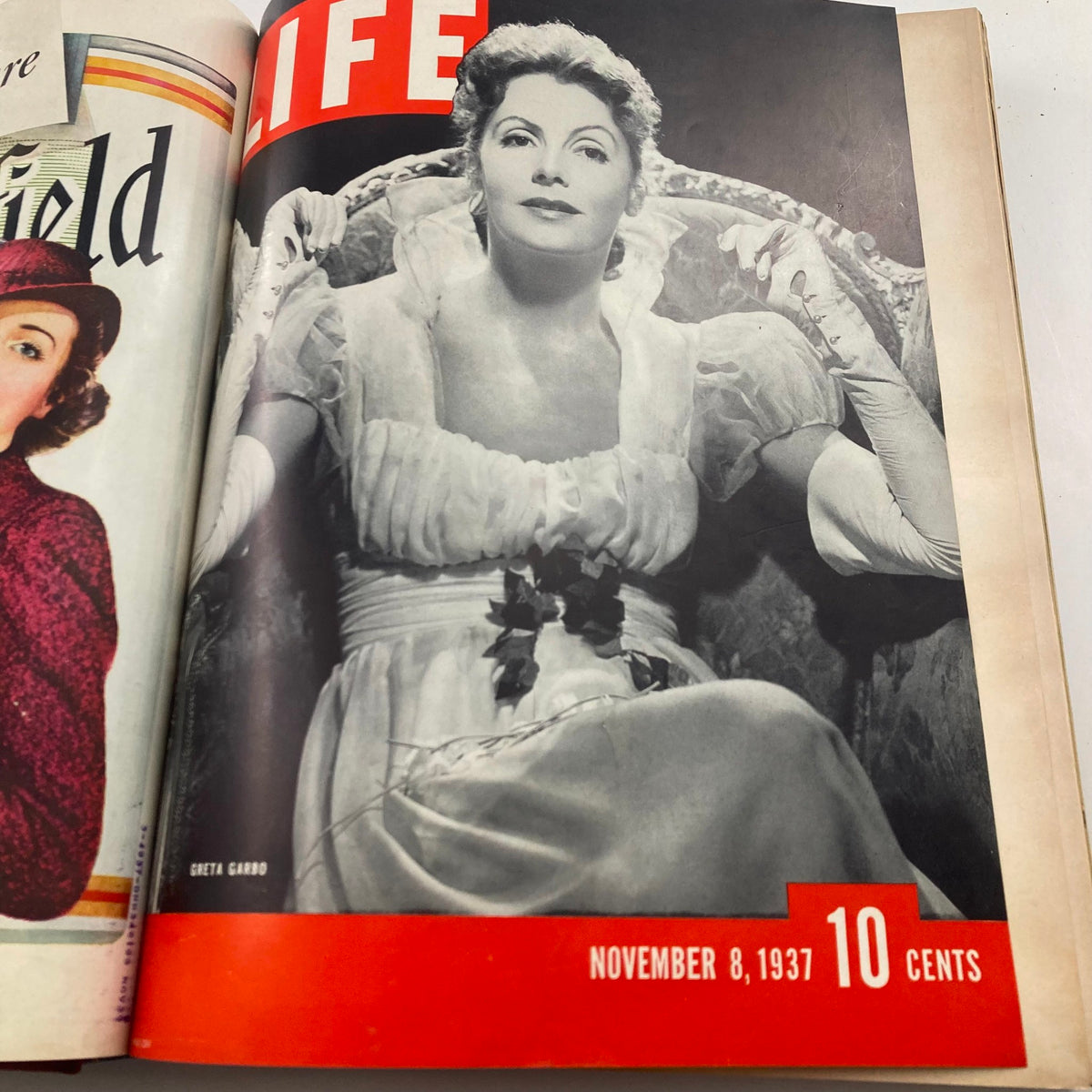 Vintage 1937 Bound Life Magazine November - December Weekly Issue