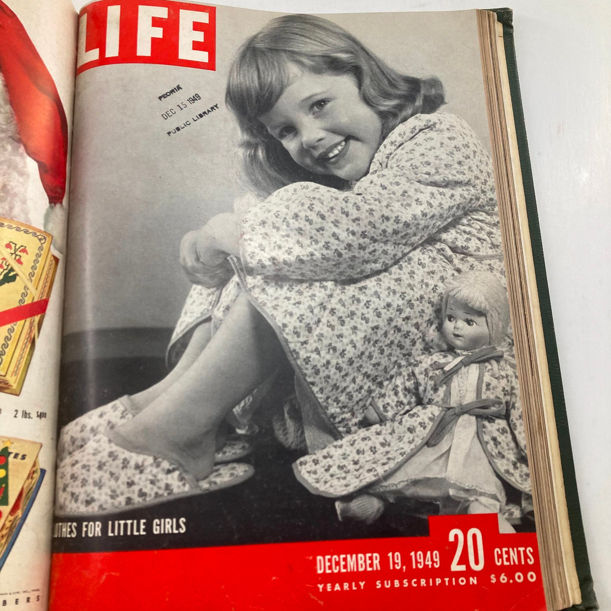 Vintage 1949 Bound Life Magazine November - December Complete Weekly Issue