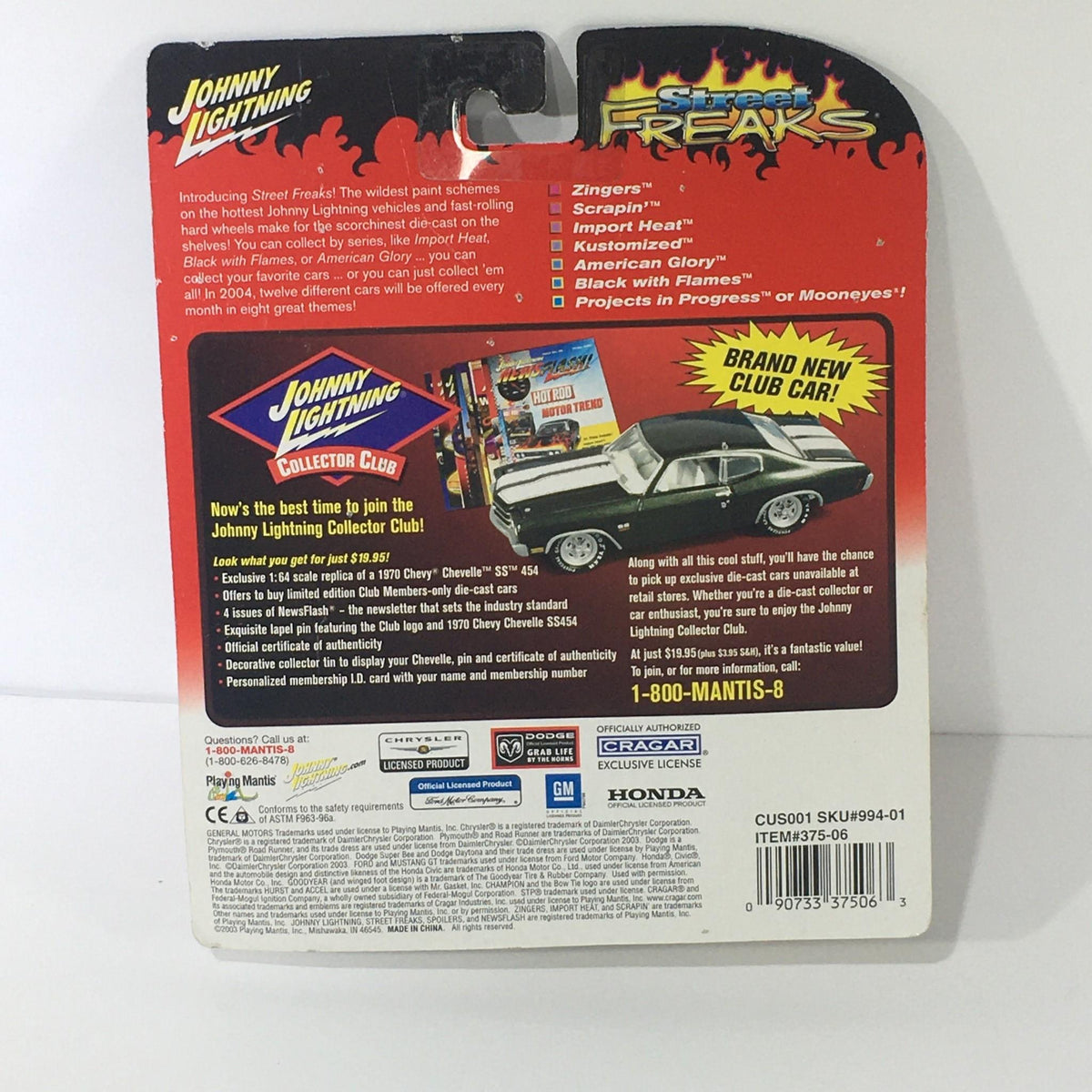 Johnny Lightning Street Freaks '87 Ford Mustang GT