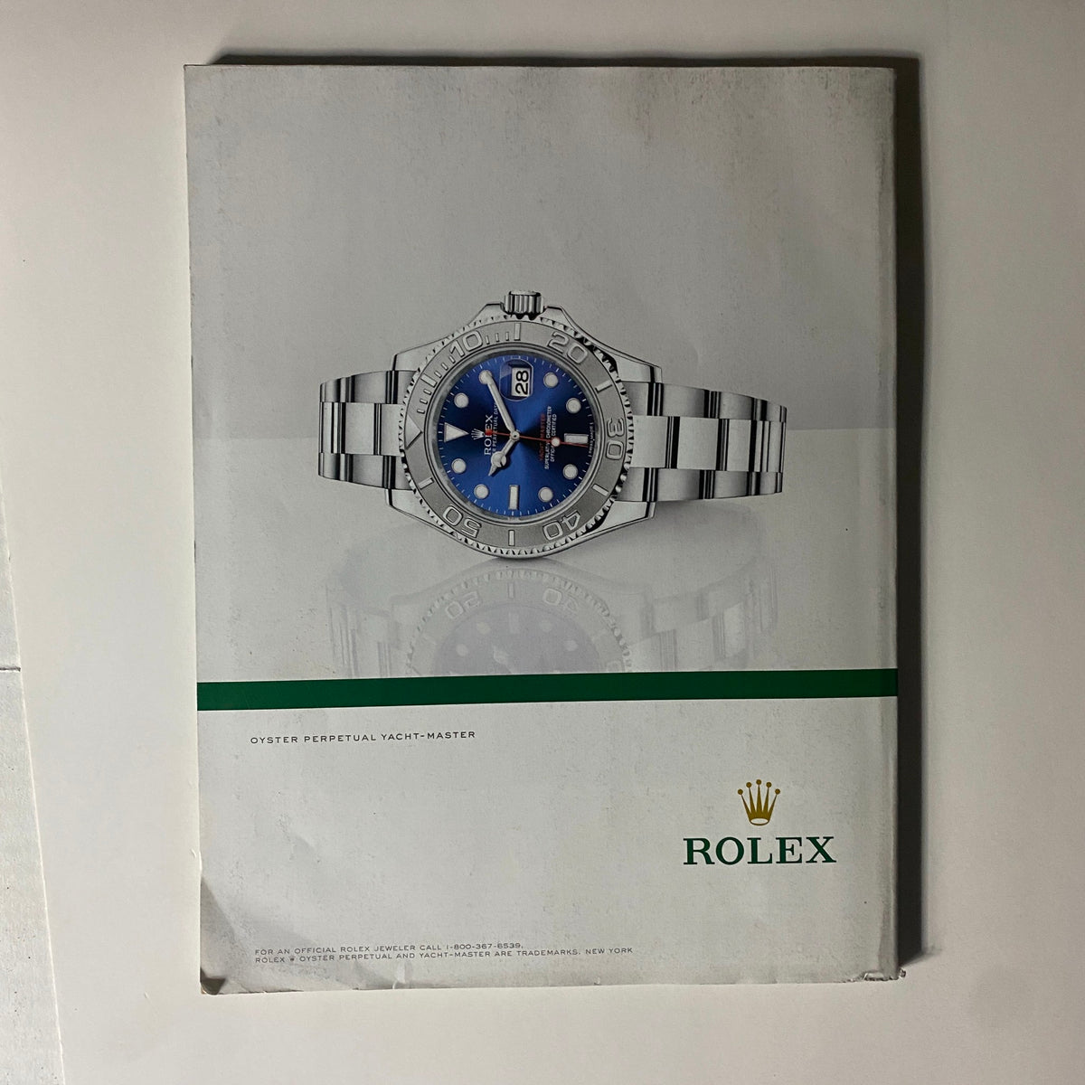 Back cover of Fortune Magazine, September 16, 2013 displaying an advertisement for the Rolex Oyster Perpetual Yacht-Master watch.