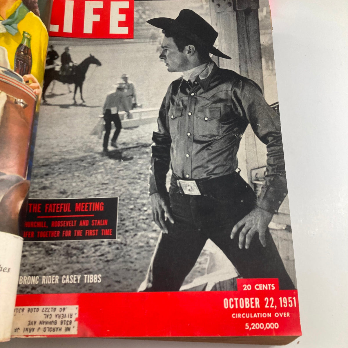 Vintage 1951 Bound Life Magazine October - December Weekly Issue