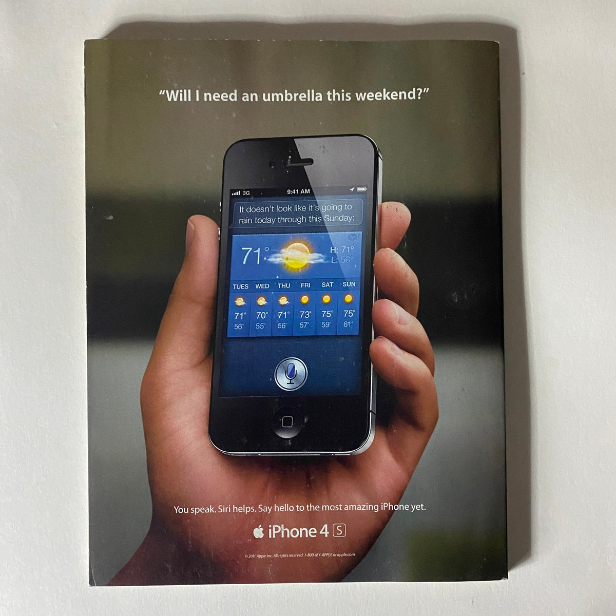 Cover of Fortune Magazine December 26, 2011, Investor's Guide 2012 Special Issue showcasing a hand holding an iPhone 4 displaying a weather forecast, emphasizing investment insights and market predictions.