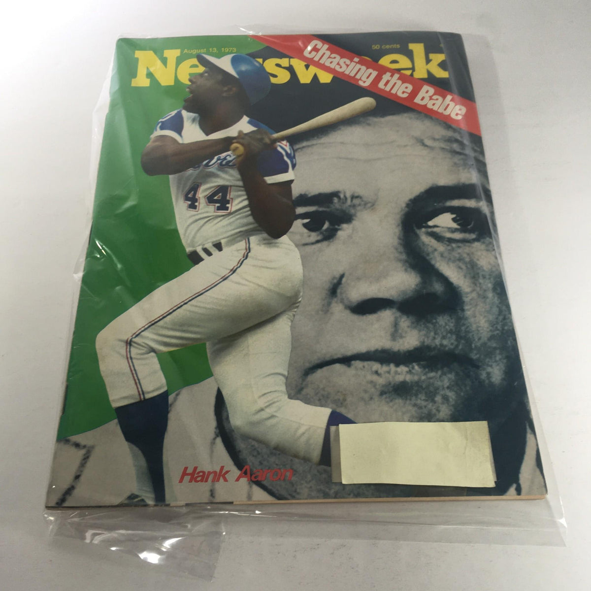 Vintage Newsweek Magazine Hank Aaron/Babe Ruth August 13 1973