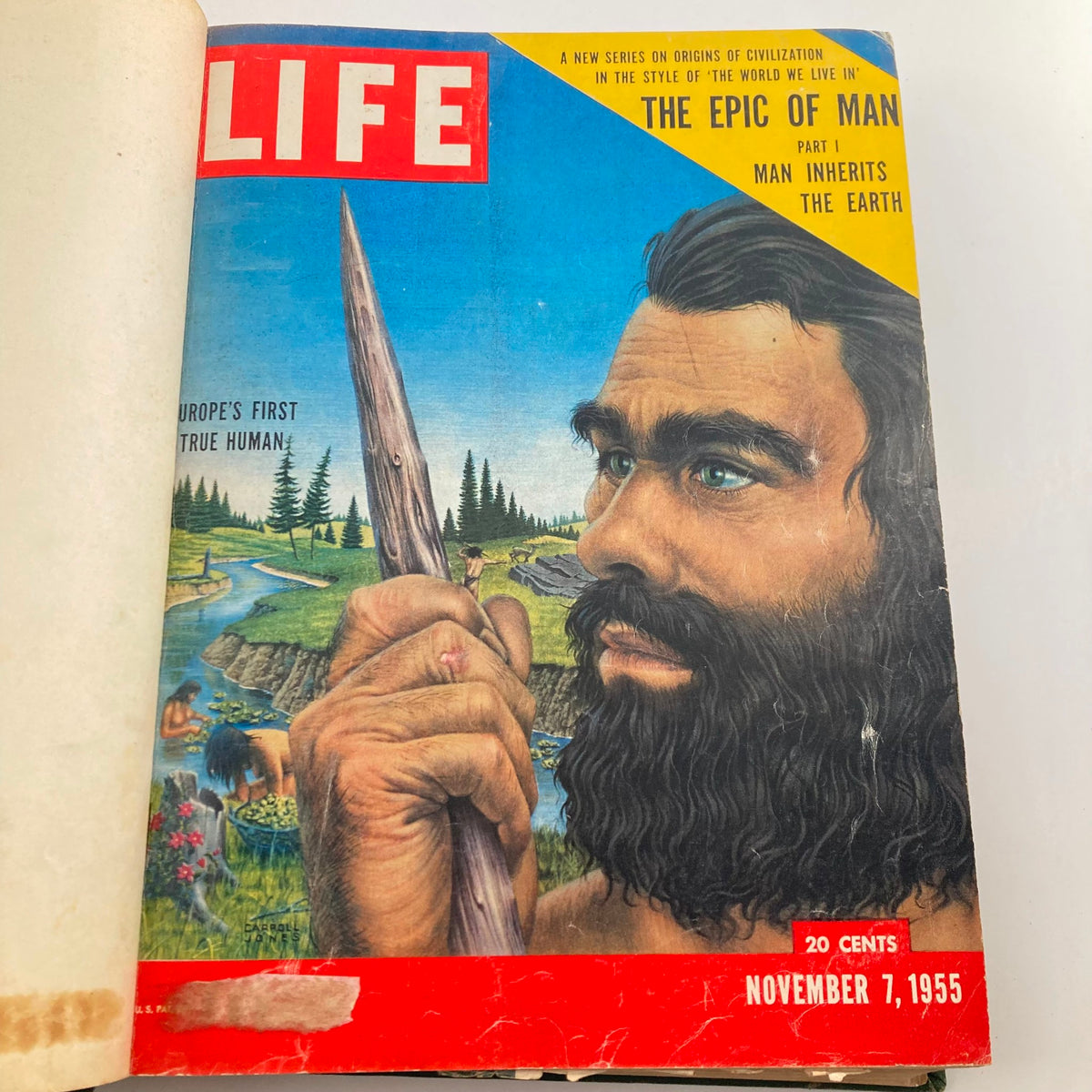 Vintage 1955 Bound Life Magazine November - December Weekly Issue
