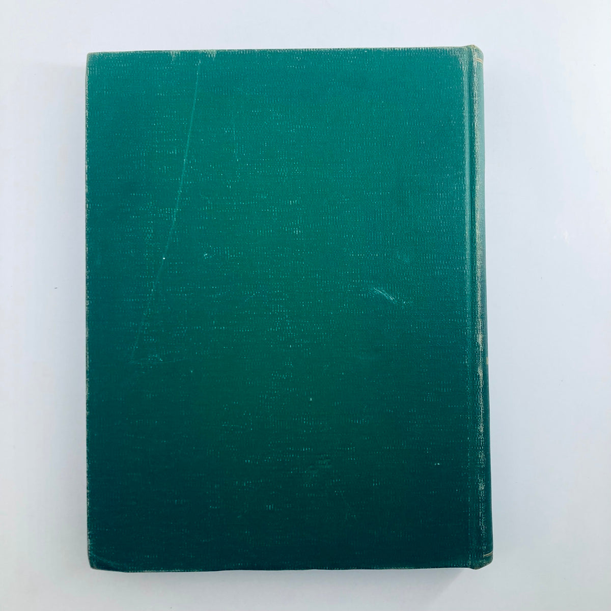 Cover view of the back of a VTG 1961 Bound Life Magazine May - June Weekly Issue, showcasing its vintage green binding.