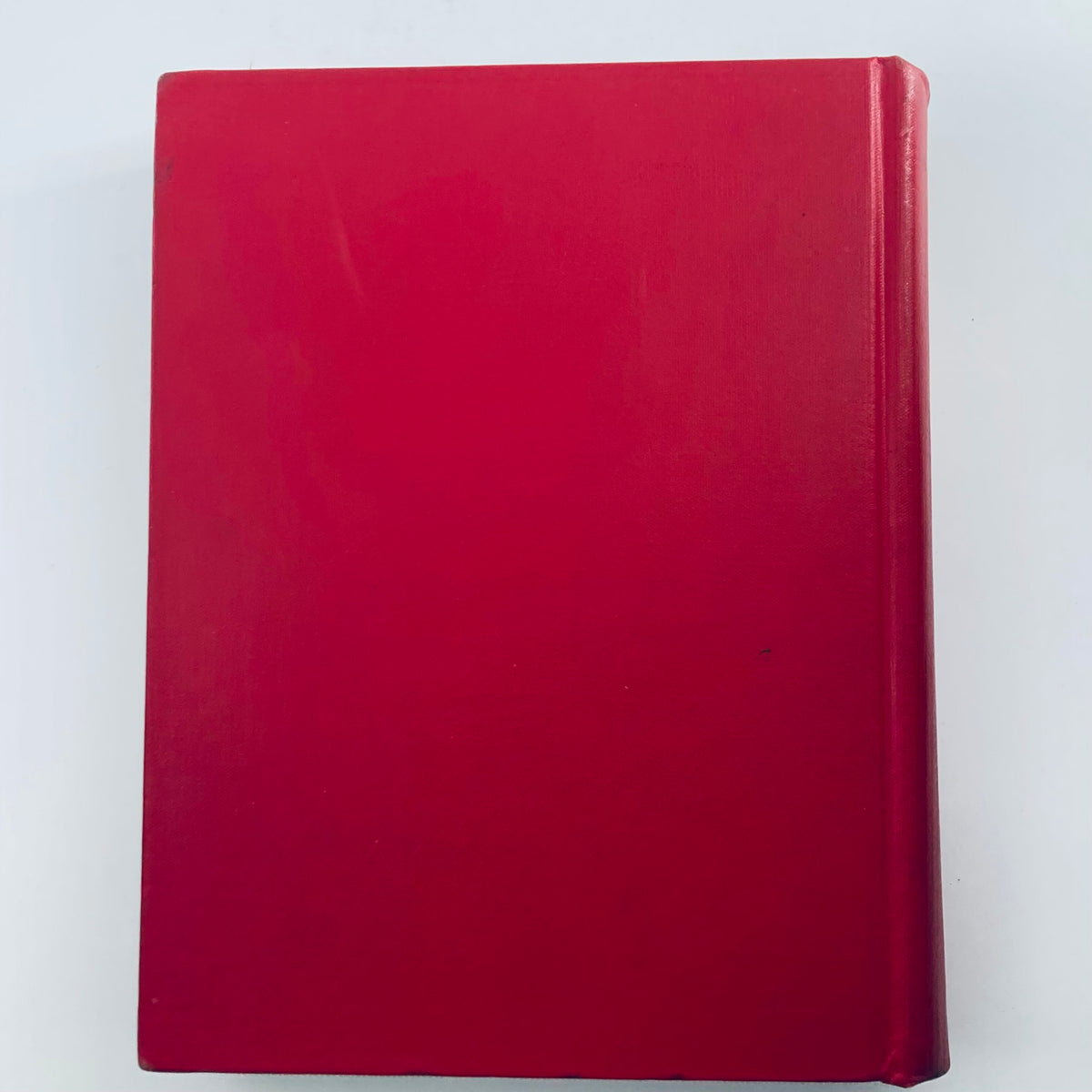 Back cover view of the VTG 1966 Bound Life Magazine, featuring a solid red design, indicating its preservation as part of an essential vintage collection.