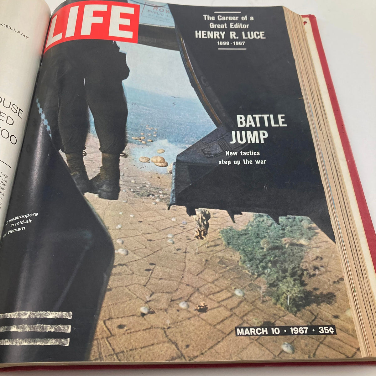 Vintage 1967 Bound Life Magazine January - March Complete Weekly Issue