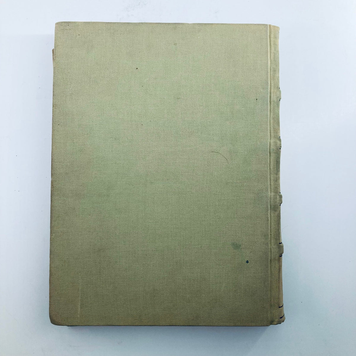 Back cover of VTG 1938 Bound Life Magazine showcasing a plain beige background, enhancing the vintage charm of the collection.