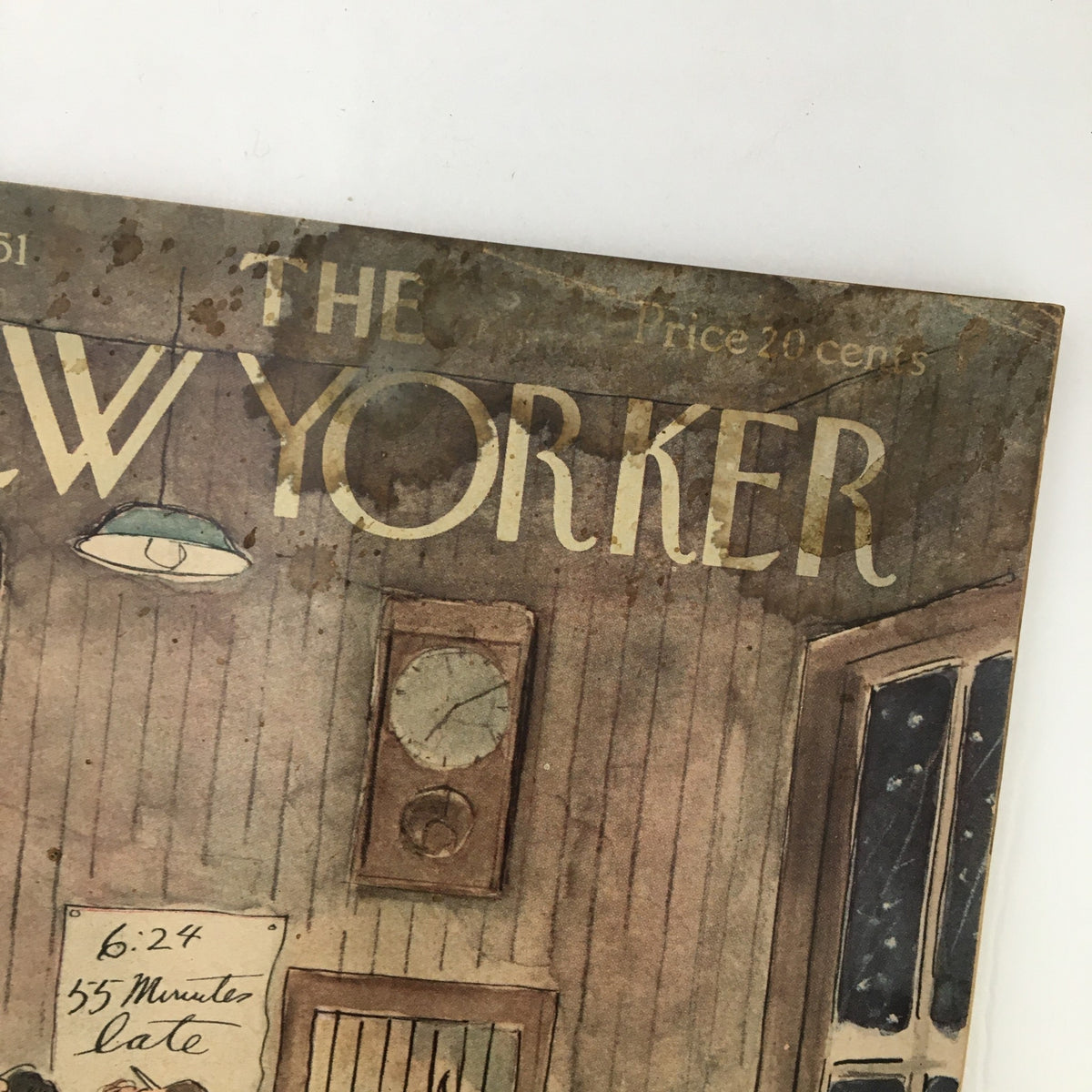 Close-up of the title section of The New Yorker Magazine March 3 1951, showing the magazine's name in elegant typography.