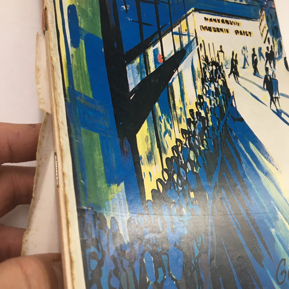 Another angle of the cover of The New Yorker Magazine July 11 1964, illustrating the artistic work of Arthur Getz.