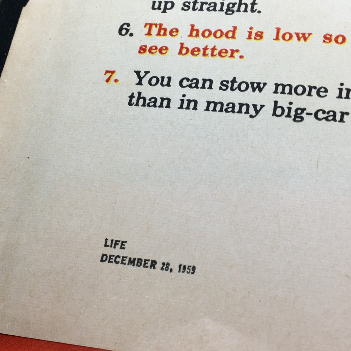 Life Magazine December 28, 1959 - The Good Life Special Fold Out, Newsstand Edition, Good Condition