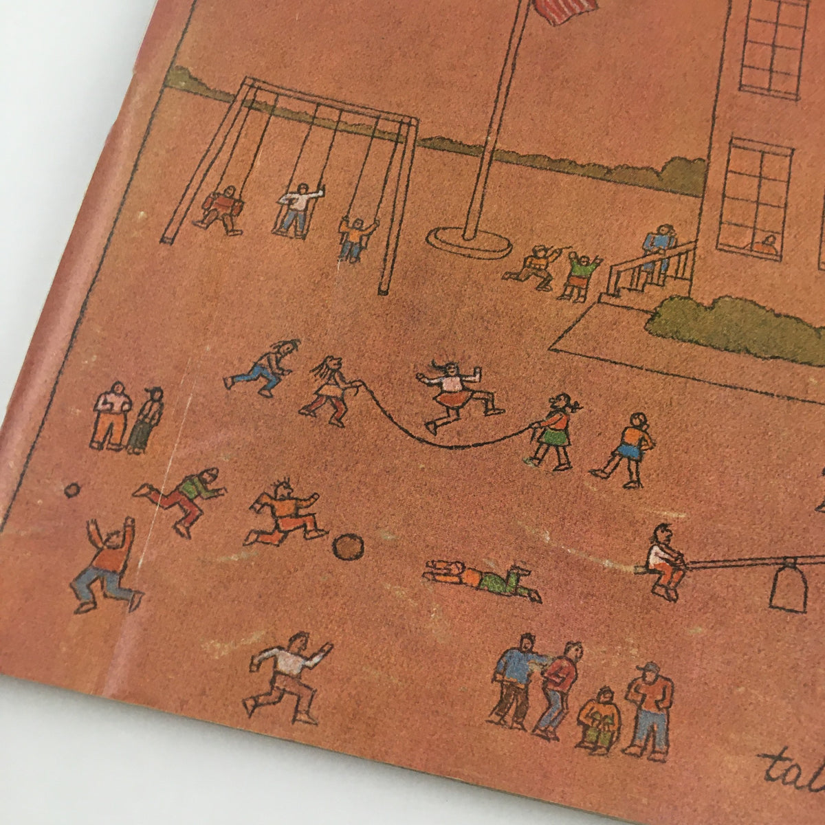 The New Yorker Magazine October 16 1978 School Playground by Robert Tallon
