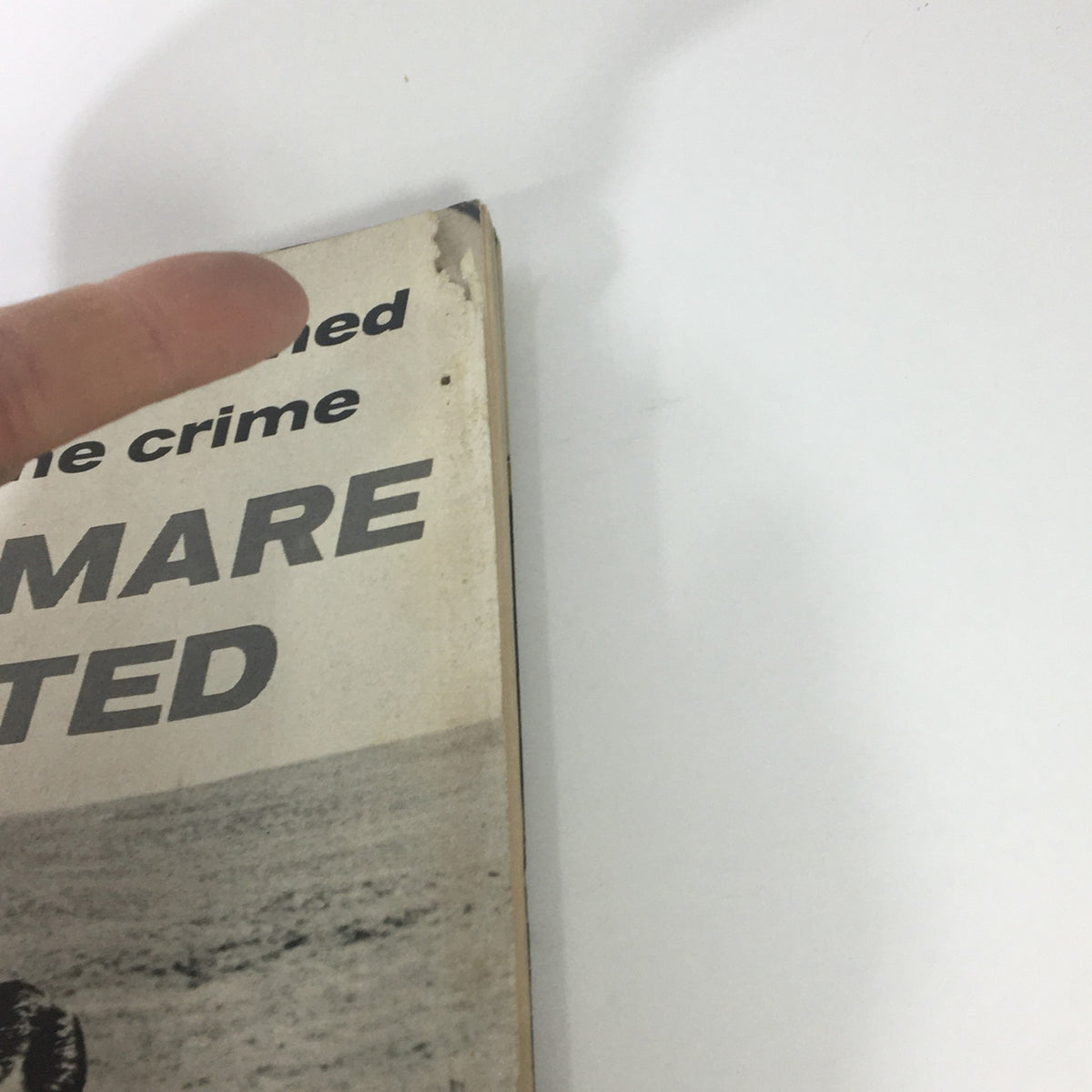 Close-up view of the edge of VTG Life Magazine May 12 1967 Truman Capote showing minor wear and vintage condition.