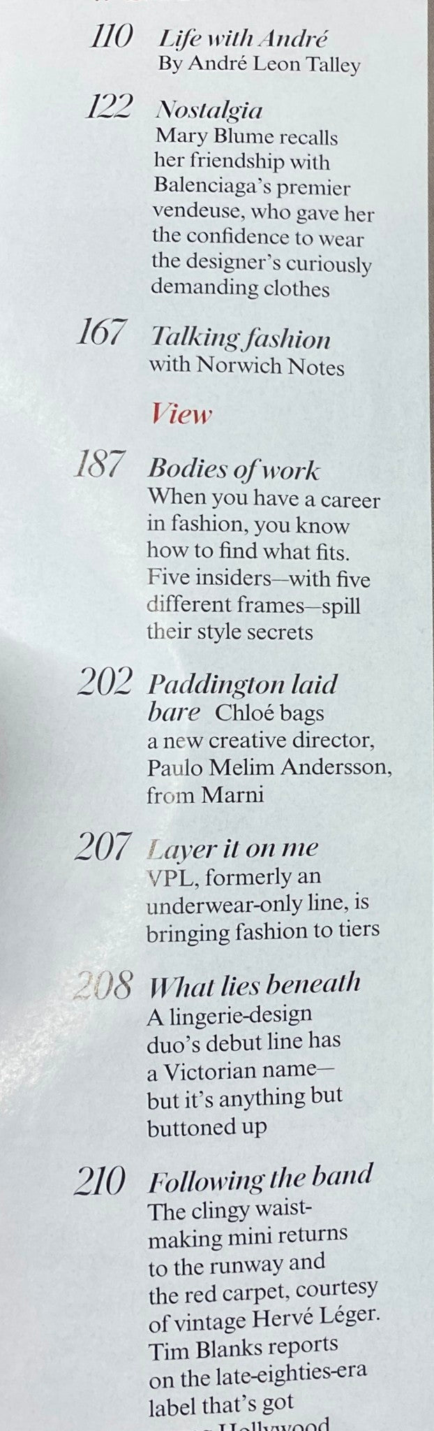Pages from Vogue Magazine April 2007, highlighting articles and fashion insights within the issue.