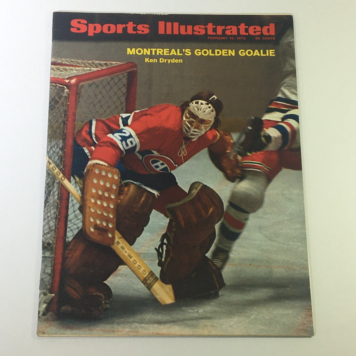 Cover of Sports Illustrated Magazine, February 14, 1972, featuring Ken Dryden, the legendary Montreal Canadiens goaltender.