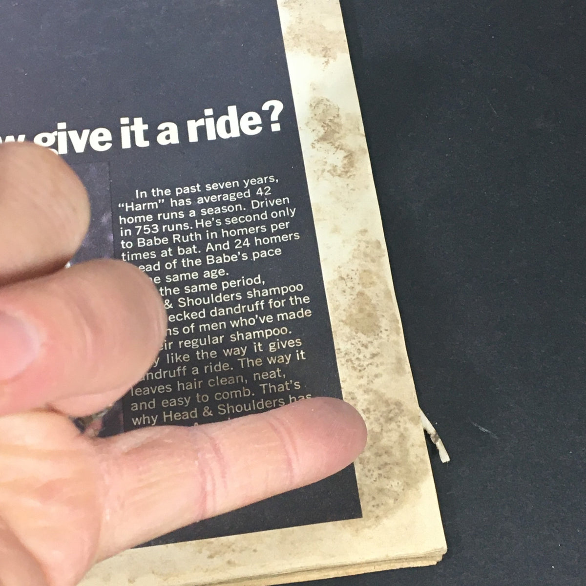 The back cover of the June 1968 Sport Magazine, displaying promotional text and addresses, indicative of its vintage style.