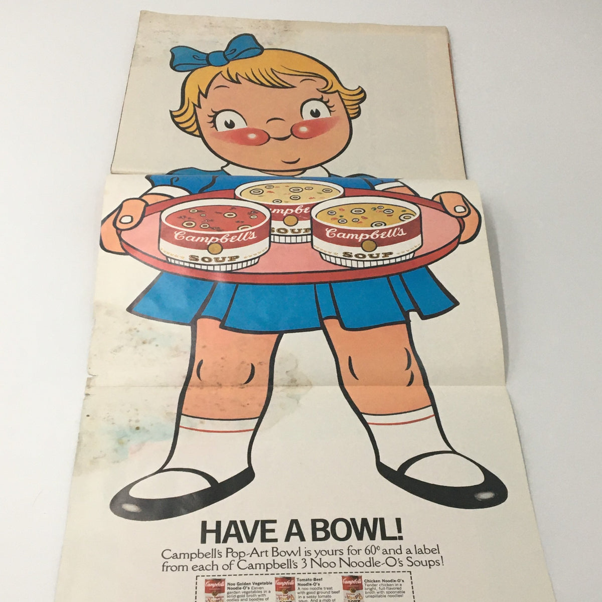 VTG Life Magazine December 27 1968 Cover featuring Pablo Picasso, showcasing a vintage advertisement with a girl holding Campbell's Soup.