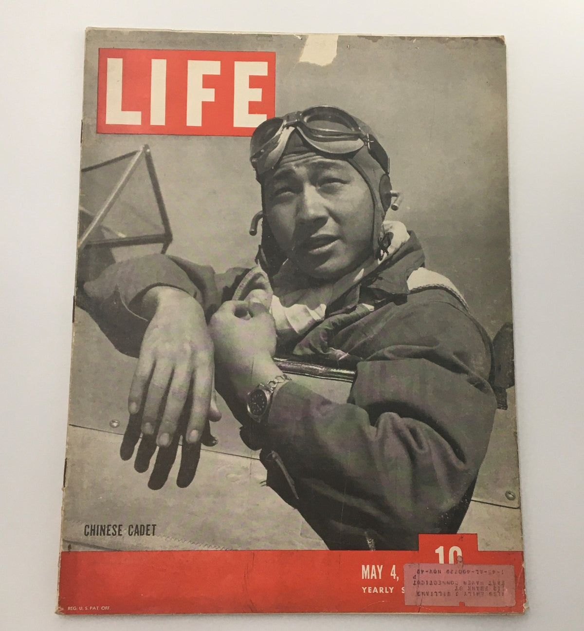 VTG Life Magazine May 4 1942 cover featuring a Chinese cadet in military attire, showcasing historical significance from World War II.