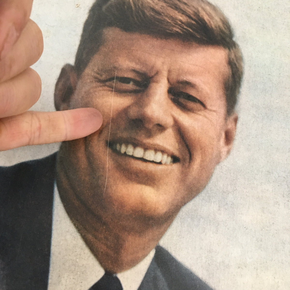 Cover of VTG Life Magazine from March 11, 1957 featuring Senator John F. Kennedy, showcasing a smiling portrait of Kennedy, capturing the essence of mid-20th century American political culture.