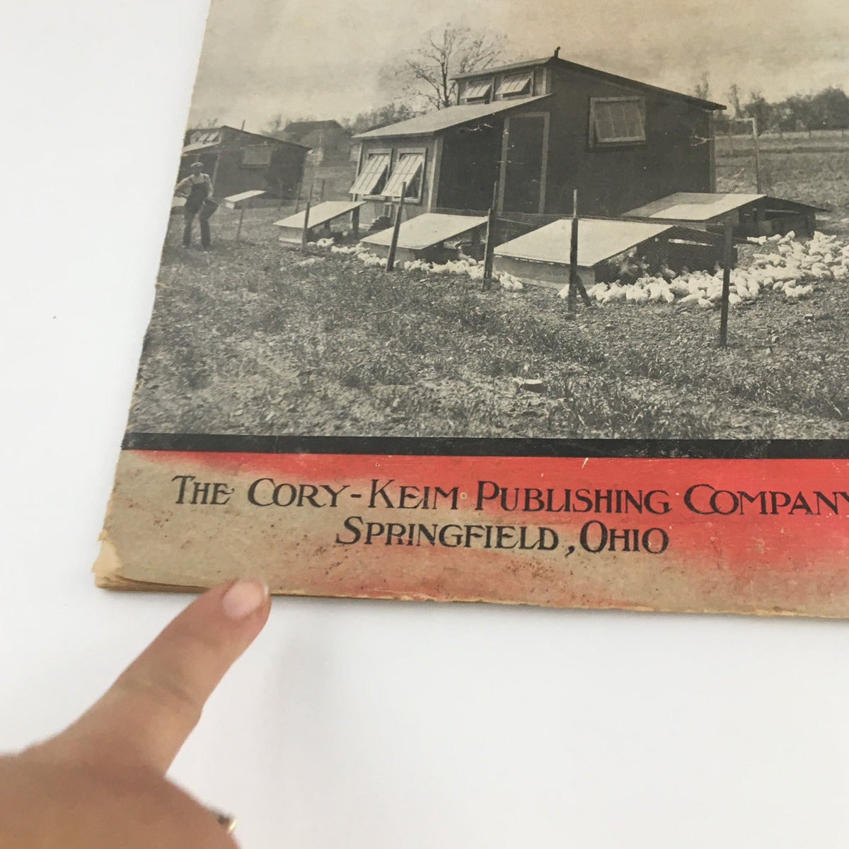Close-up image of the VTG Poultry Success Magazine April 1927, highlighting the publication details with The Cory-Keim Publishing Company, Springfield, Ohio.