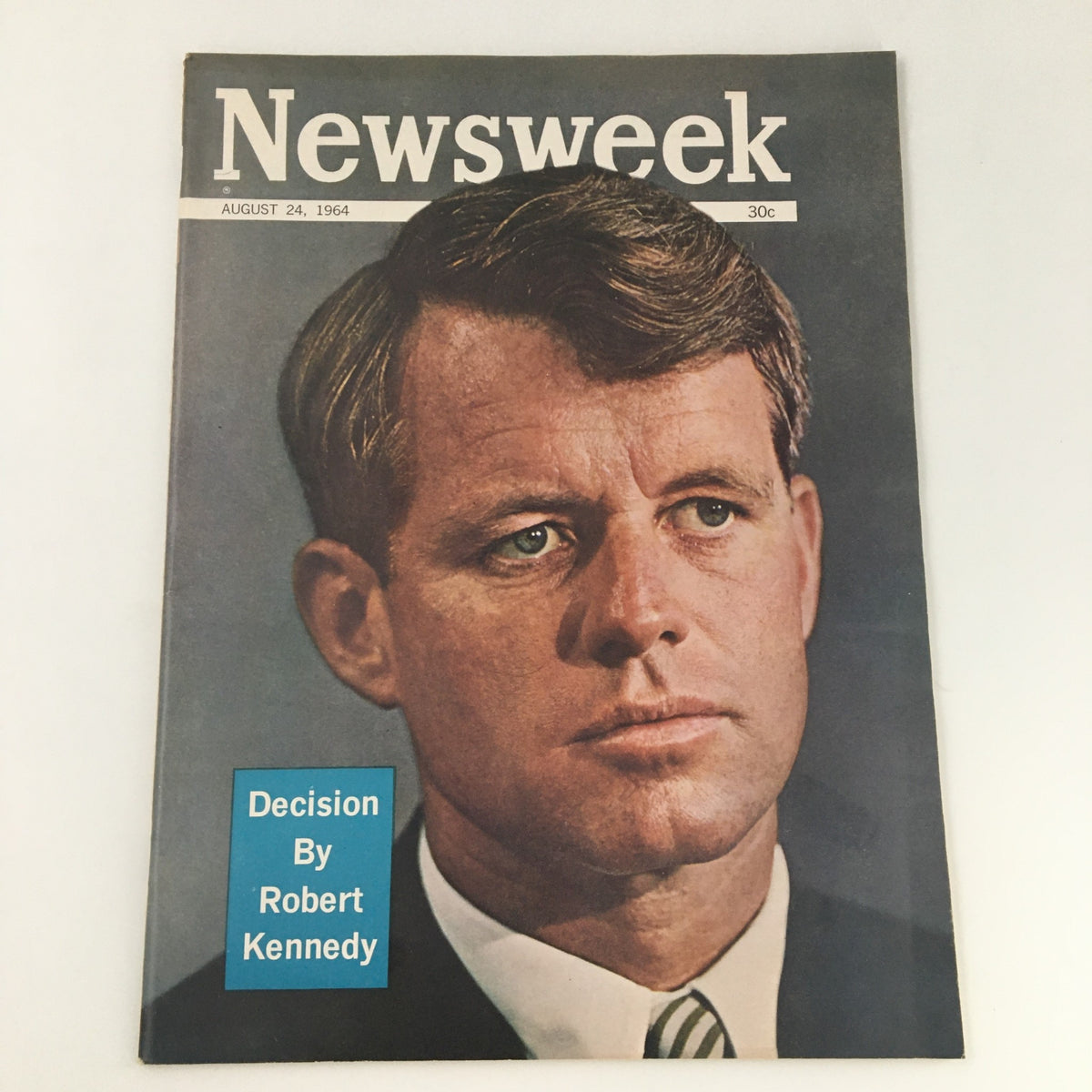 Newsweek Magazine August 24 1964 Robert Kennedy Cover Feature