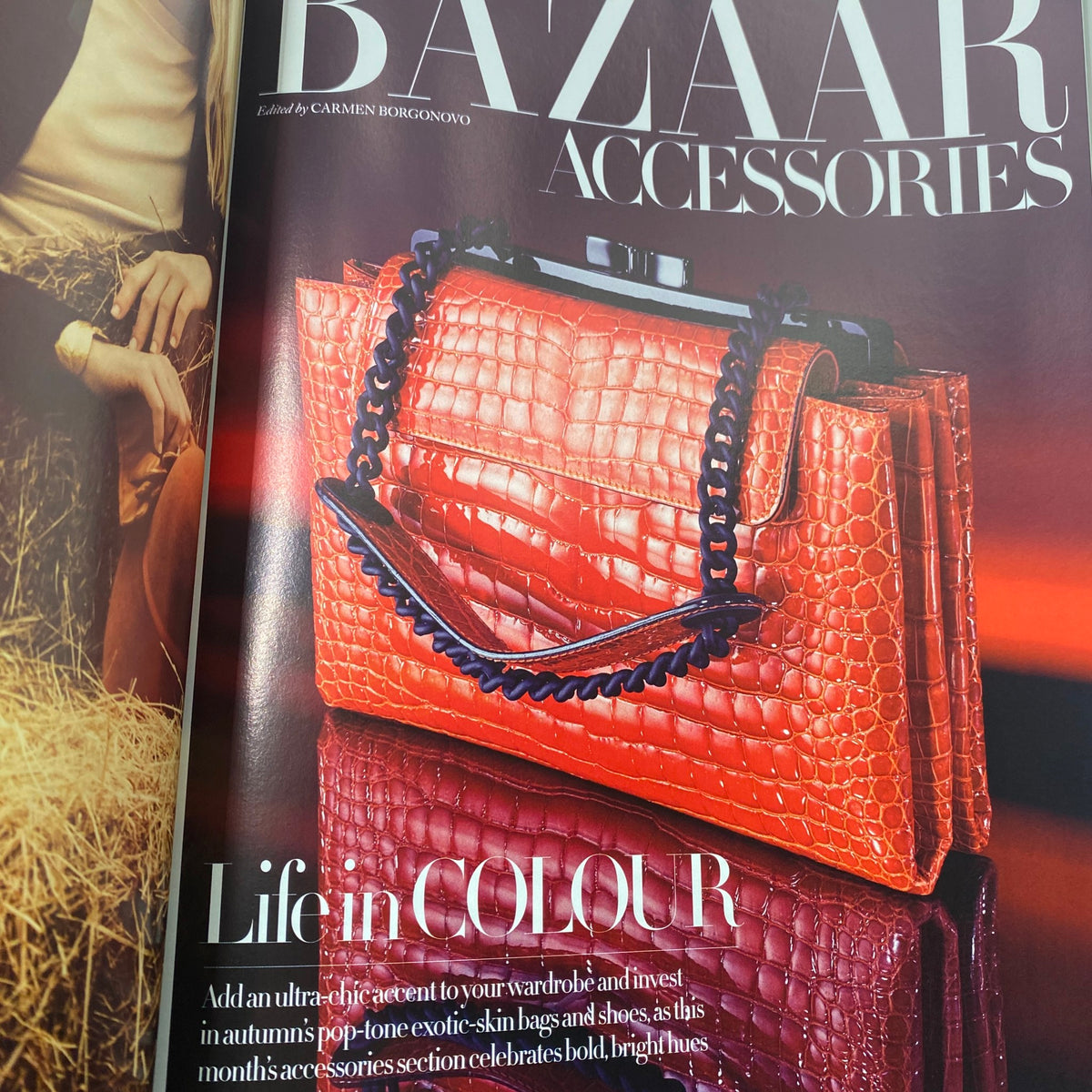 Harper's Bazaar UK Magazine October 2012 Laetitia Casta Cover No Label VG
